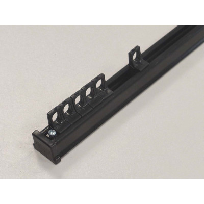 Bėgelis užuolaidoms juodas